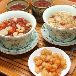 trà long nhãn hạt sen